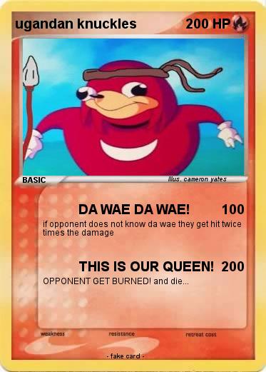 Pokemon ugandan knuckles