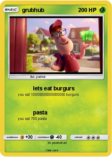 Pokemon grubhub