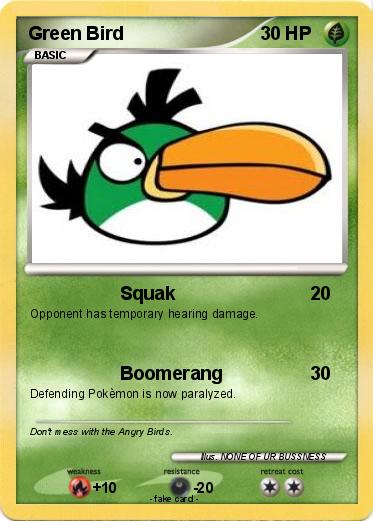 Pokemon Green Bird
