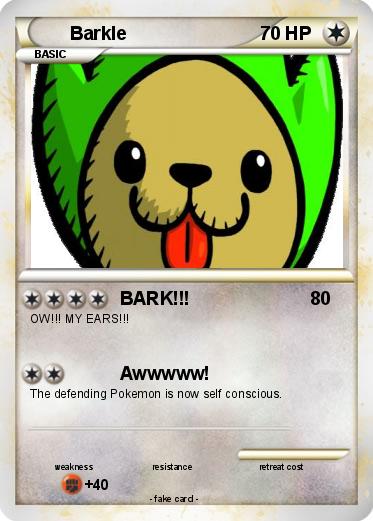 Pokemon Barkle