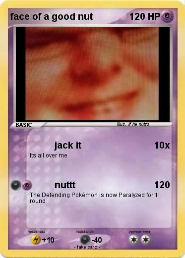 Pokemon face of a good nut