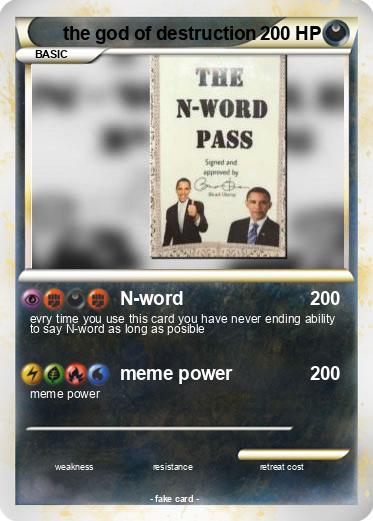 Pokemon the god of destruction