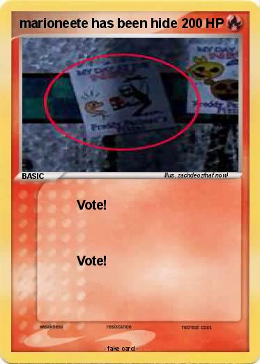 Pokemon marioneete has been hide