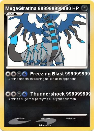 Pokemon MegaGiratina 9999999999