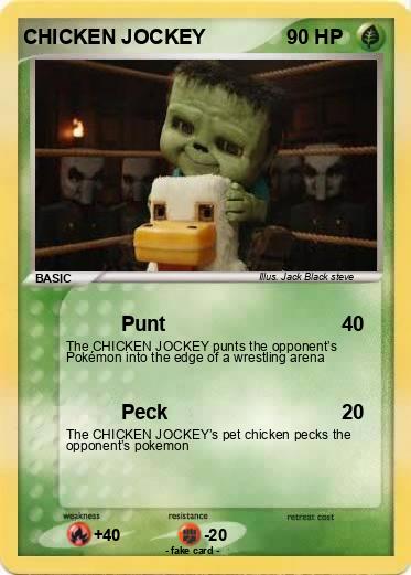 Pokemon CHICKEN JOCKEY