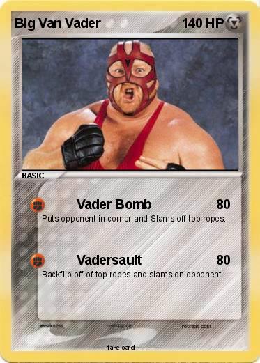 Pokemon Big Van Vader