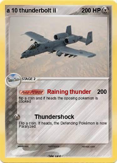 Pokemon a 10 thunderbolt ii