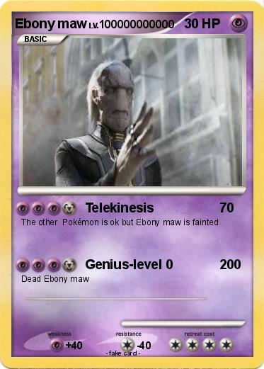 Pokemon Ebony maw