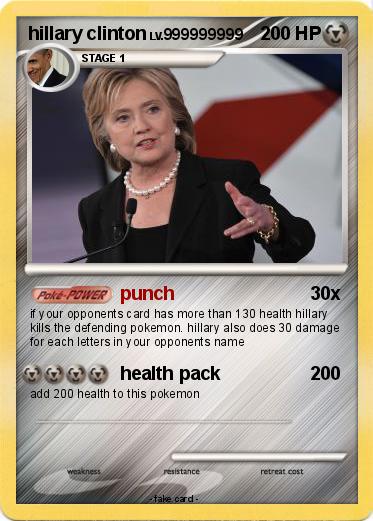 Pokemon hillary clinton