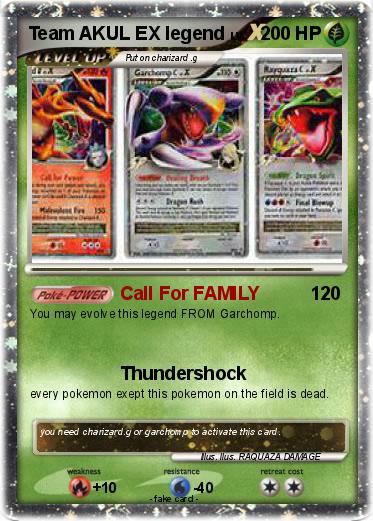 Pokemon Team AKUL EX legend