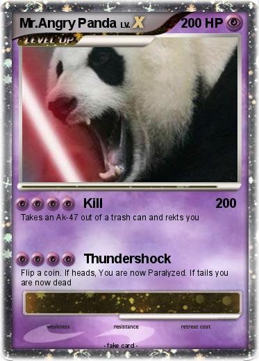 Pokemon Mr.Angry Panda