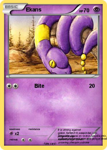 Pokemon Ekans