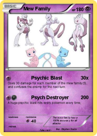 Pokemon Mew Family