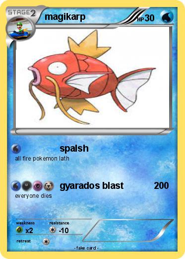 Pokemon magikarp