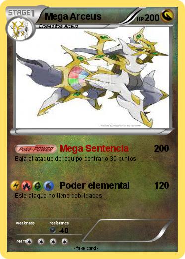 Pokemon Mega Arceus