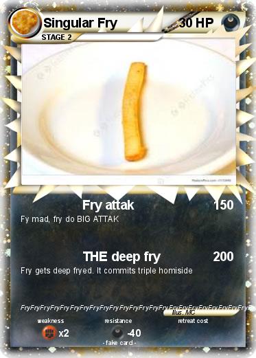 Pokemon Singular Fry