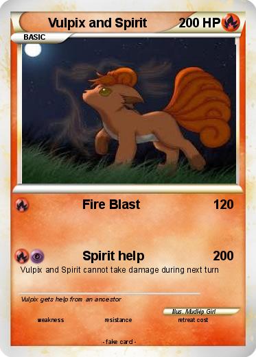 Pokemon Vulpix and Spirit