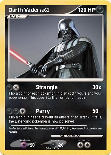 Pokemon Darth Vader Pokemon Darth Vader