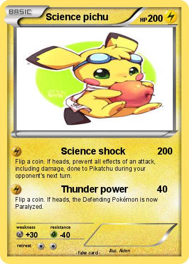 Pokemon Science pichu