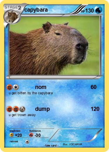 Pokemon capybara
