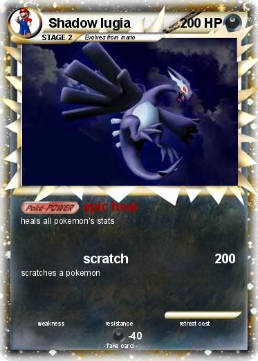 Pokemon Shadow lugia