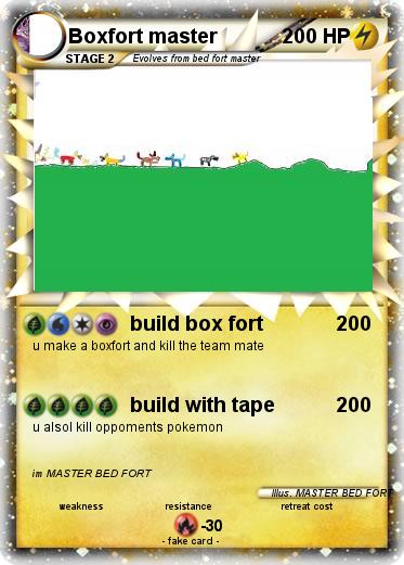 Pokemon Boxfort master
