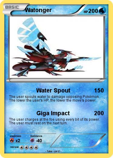 Pokemon Watonger