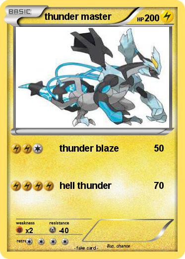 Pokemon thunder master