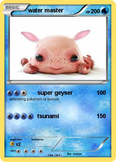Pokemon water master