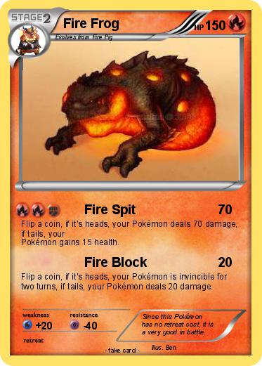 Pokemon Fire Frog