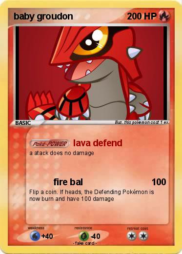 Pokemon baby groudon