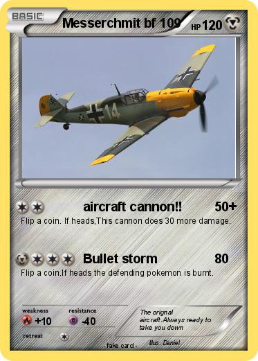 Pokemon Messerchmit bf 109