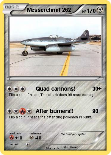 Pokemon Messerchmit 262