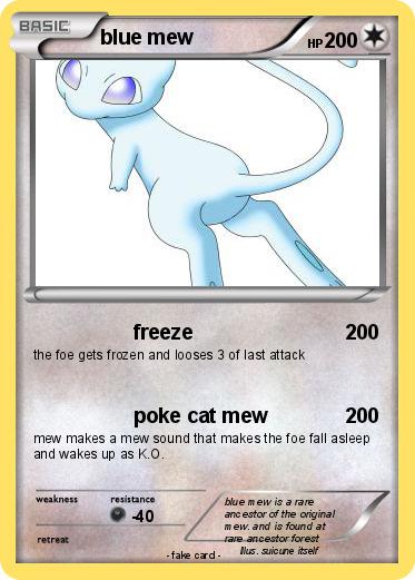 Pokemon blue mew