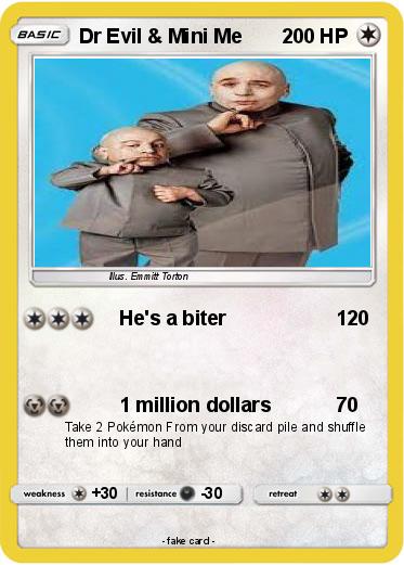 Pokemon Dr Evil & Mini Me