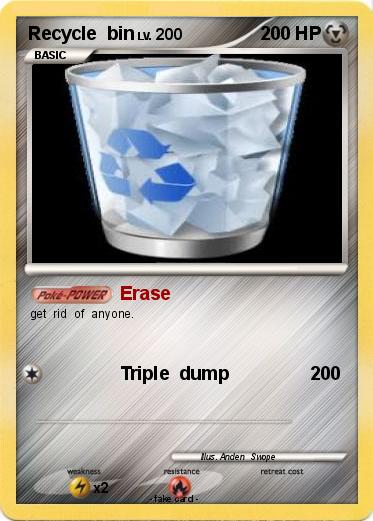 Pokemon Recycle  bin