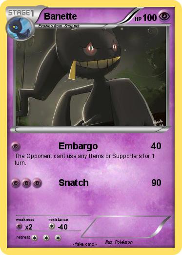 Pokemon Banette