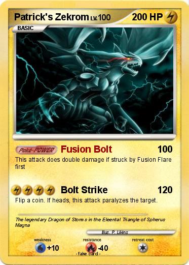 Pokemon Patrick's Zekrom