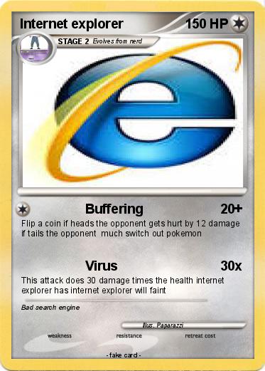 Pokemon Internet explorer