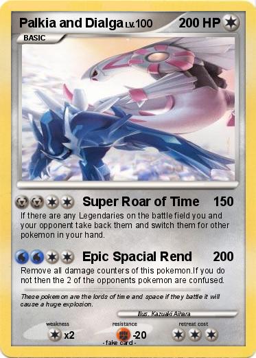 Pokemon Palkia and Dialga