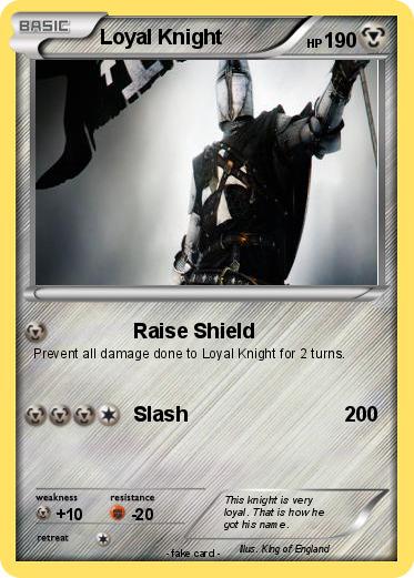 Pokemon Loyal Knight