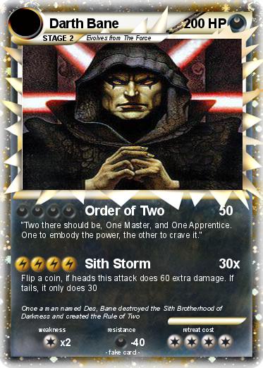 Pokemon Darth Bane