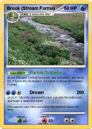 Pokemon Brook (Stream Forme)
