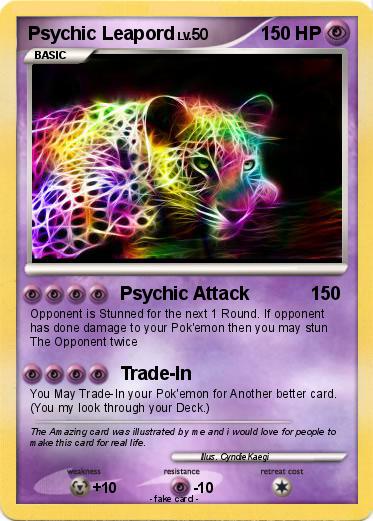 Pokemon Psychic Leapord