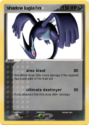 Pokemon shadow lugia lvx