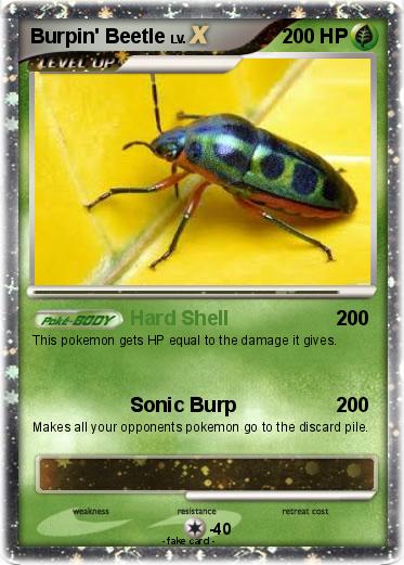 Pokemon Burpin' Beetle