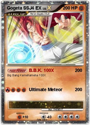 Pokemon Gogeta SSJ4 EX