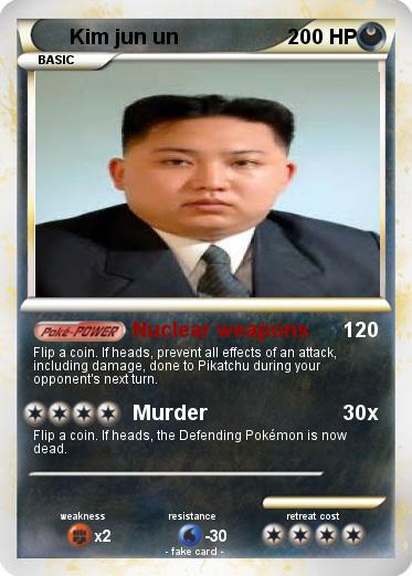 Pokemon Kim jun un
