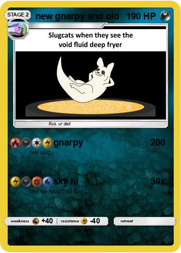 Pokemon new gnarpy and old