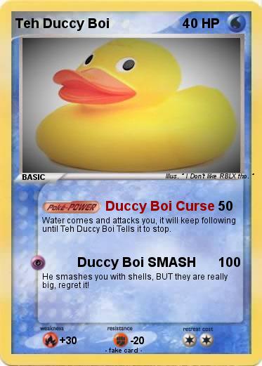 Pokemon Teh Duccy Boi